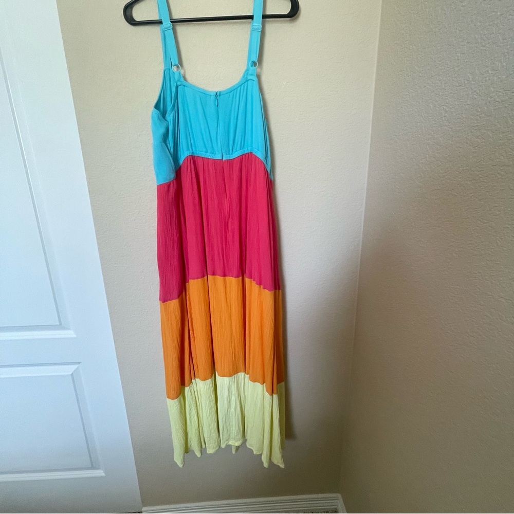 Lane Bryant Multicolor Tank Dress - Picture 5 of 6